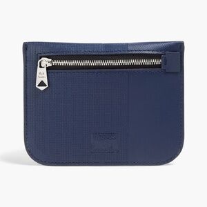 PAUL SMITH Navy Blue Textured Leather Cardholder - Made in Italy - NEW WITH TAGS
